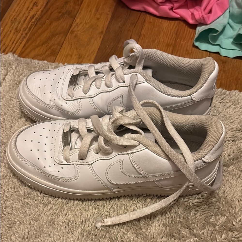 Kids White Airforce sneakers